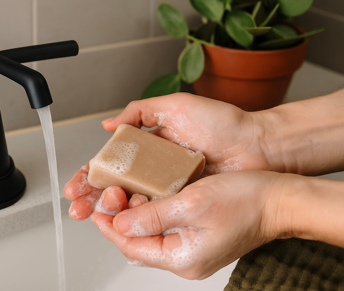 Cannabis Cashmere Hemp Bar Soap — Luxurious Exfoliating Botanical Cleanser