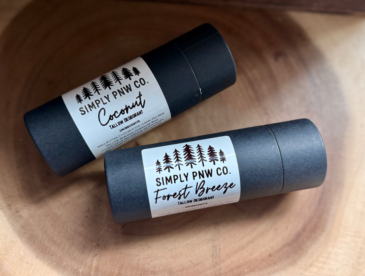 Coconut Scented Natural Deodorant with Tallow & Magnesium – Aluminum-Free Deodorant