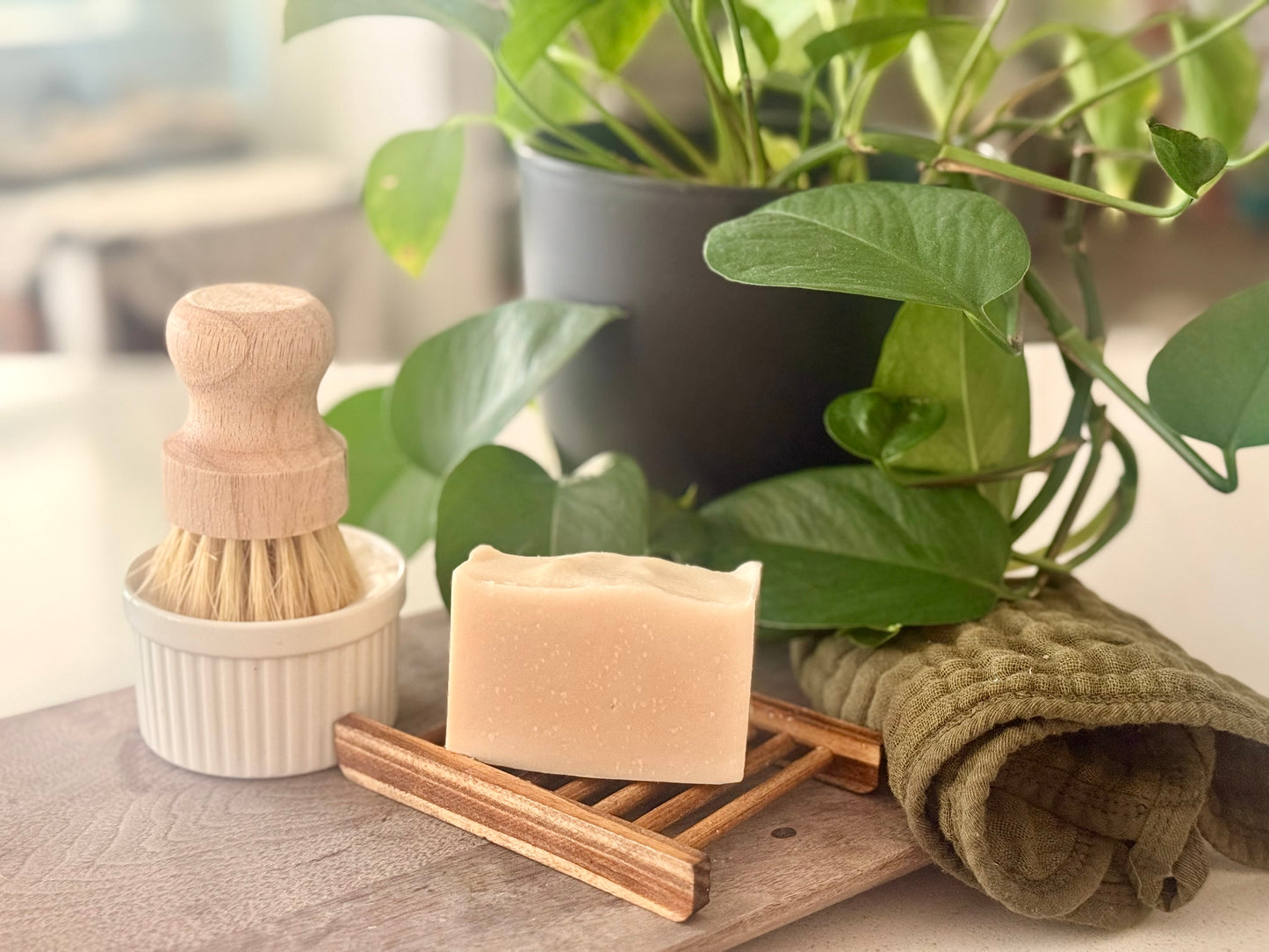 Simply Cherry & Almond Tallow Bar Soap – Handmade Natural Soap for Smooth, Nourished Skin