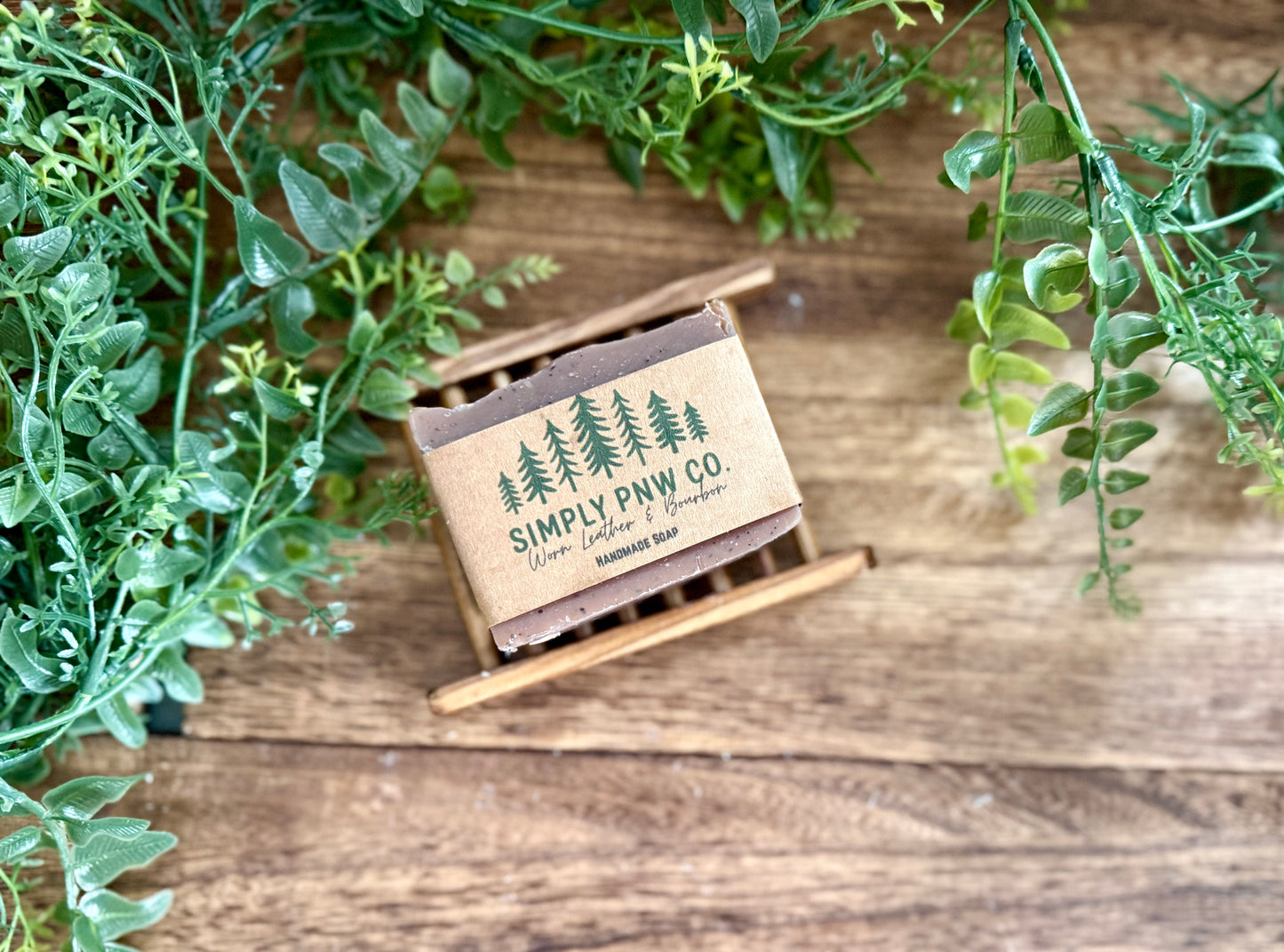 Leather & Bourbon Bar Soap – Bold, Warm & Luxuriously Earthy