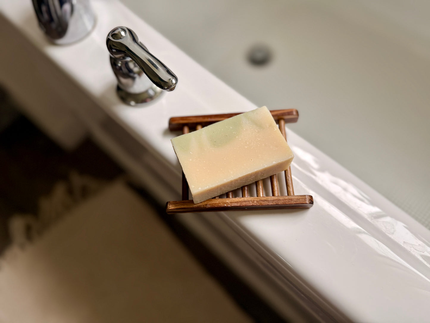 Bergamot & Cypress Goat Milk Bar Soap – Deep Hydration & Gentle Clay Exfoliation