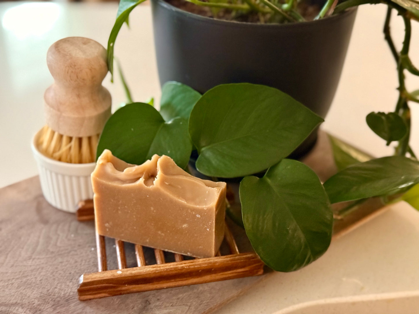 Tallow Pine Tar Bar Soap – Classic Skin Relief & Smoky Outdoor Aroma