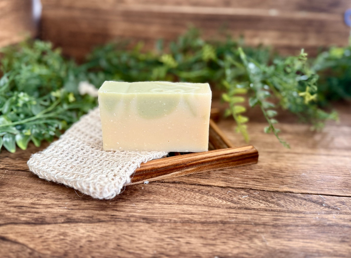 Bergamot & Cypress Goat Milk Bar Soap – Deep Hydration & Gentle Clay Exfoliation