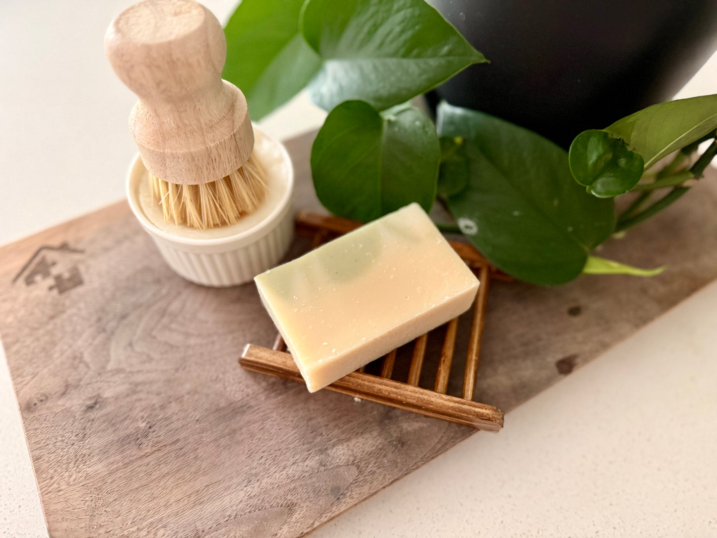 Bergamot & Cypress Goat Milk Bar Soap – Deep Hydration & Gentle Clay Exfoliation