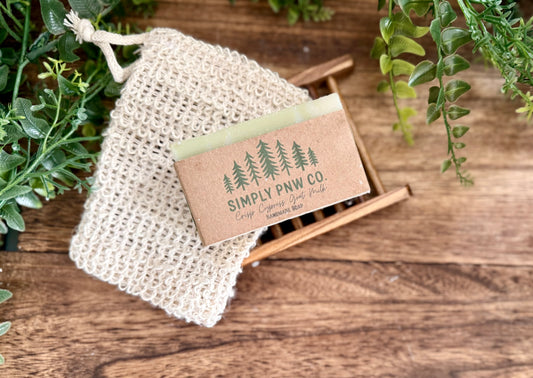 Bergamot & Cypress Goat Milk Bar Soap – Deep Hydration & Gentle Clay Exfoliation