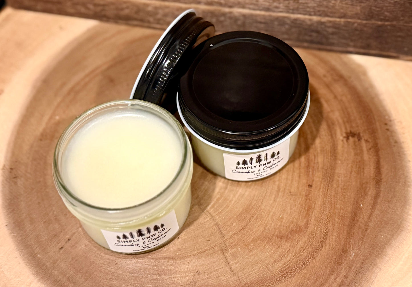 Cannabis & Cashmere Tallow Balm – Luxurious Hydration with Soft Earthy Warmth (4 oz)