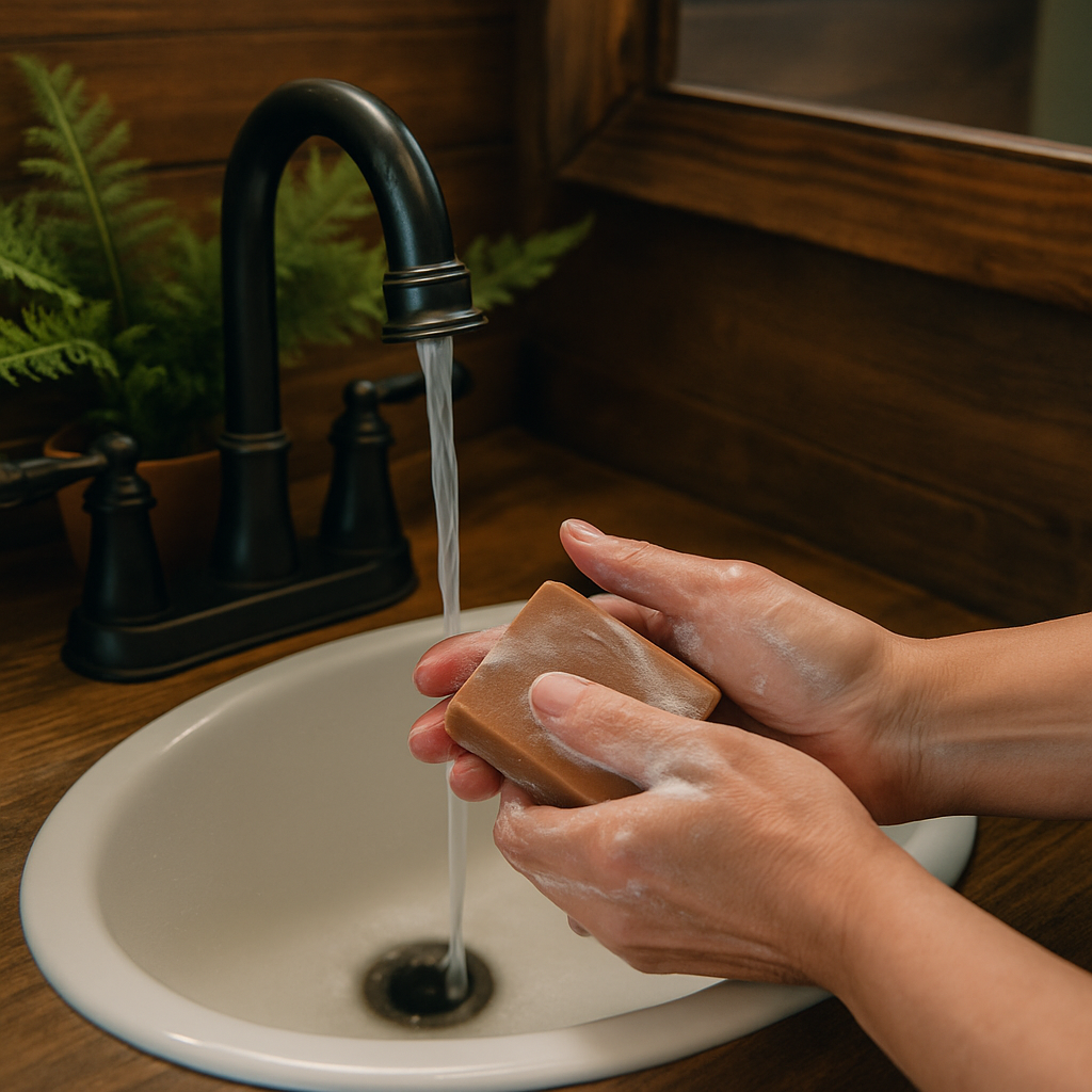 Pumpkin Spice Tallow Bar Soap – Handmade Fall Soap for Nourished, Glowing Skin.