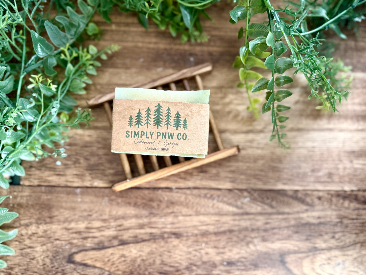 Cedarwood & Ginger Bar Soap – Earthy Warmth & Natural Renewal