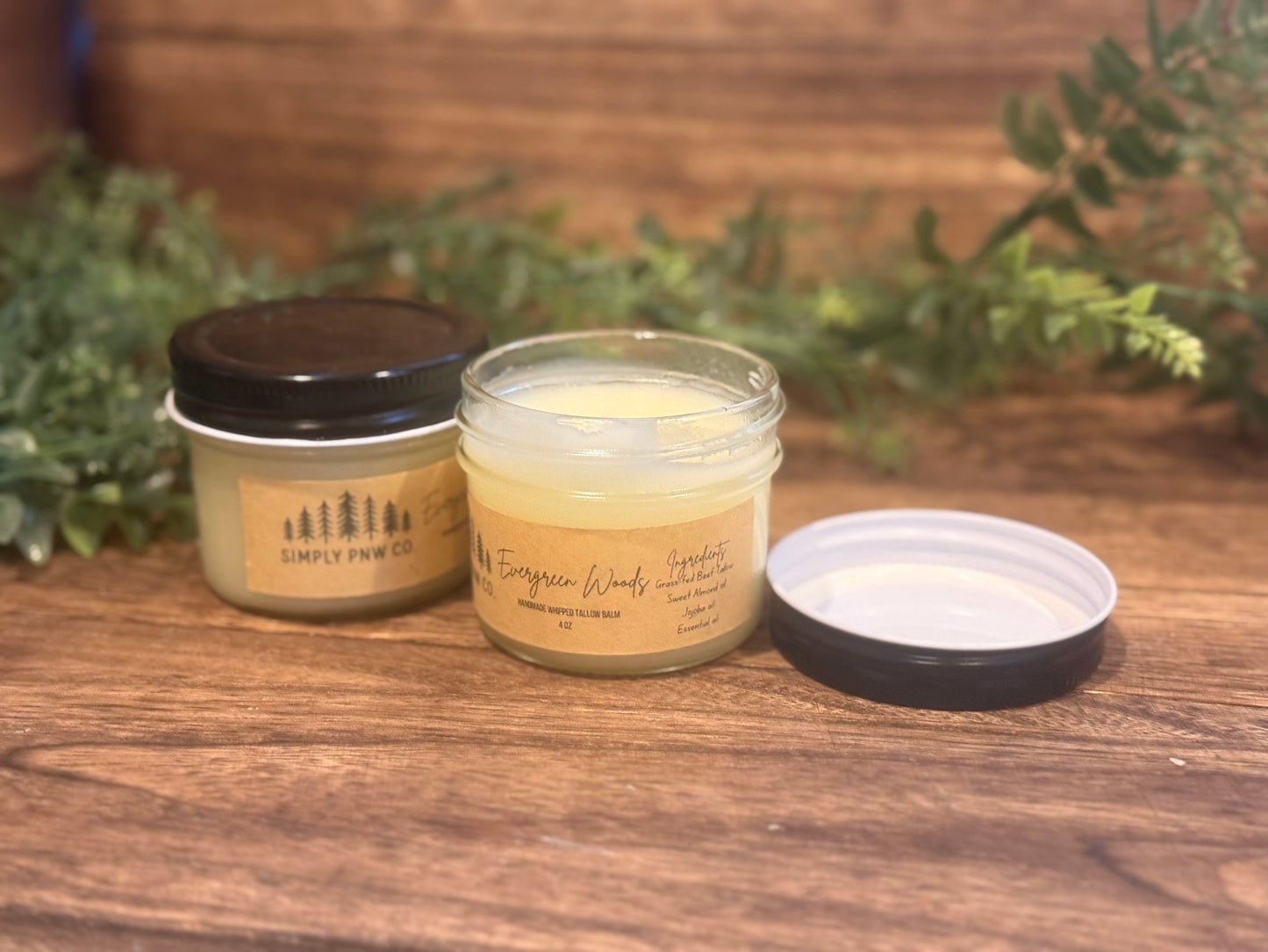 Evergreen Woods Whipped Tallow Balm – Cedar & Bergamot Deep Moisture Cream