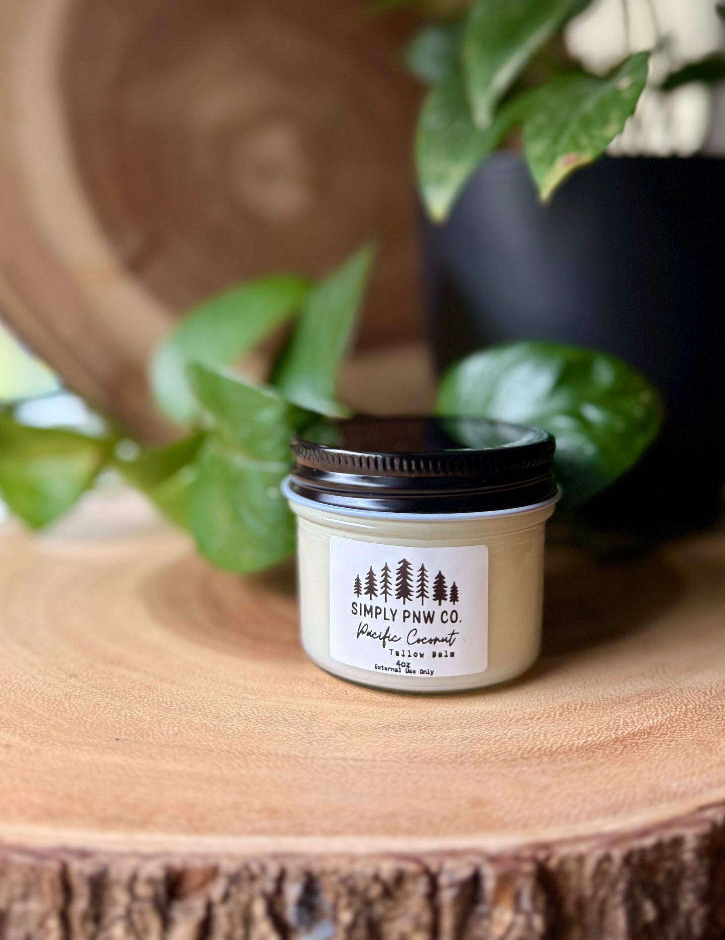 Pacific Coconut Tallow Balm – Deeply Moisturizing Grass-Fed Skincare | Simply PNW Co. 4oz
