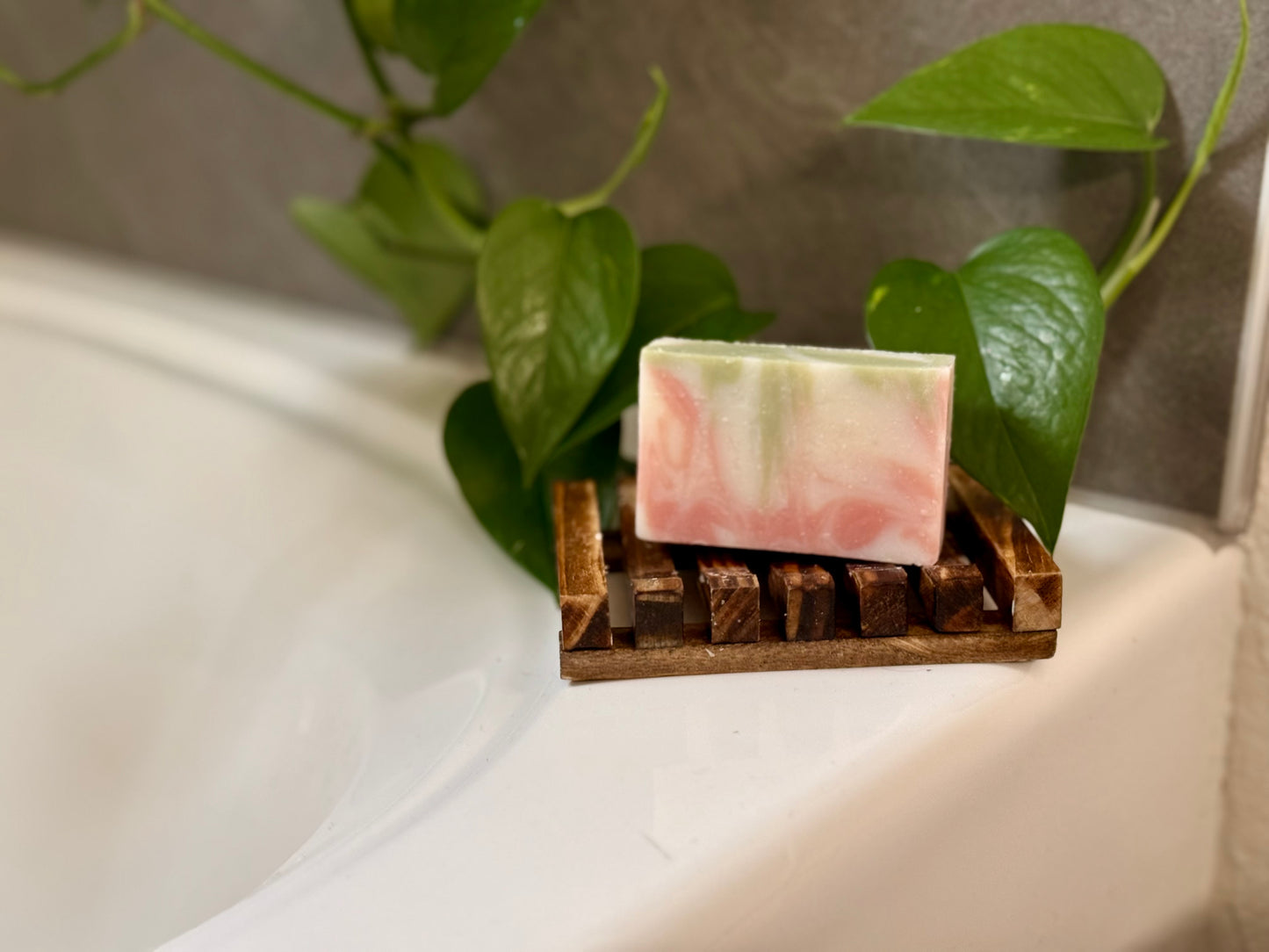 Grapefruit Swirl Tallow Face Bar Soap – Bright Citrus Cleanse & Deep Moisture