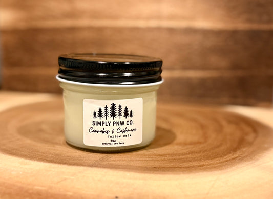 Cannabis & Cashmere Tallow Balm – Luxurious Hydration with Soft Earthy Warmth (4 oz)