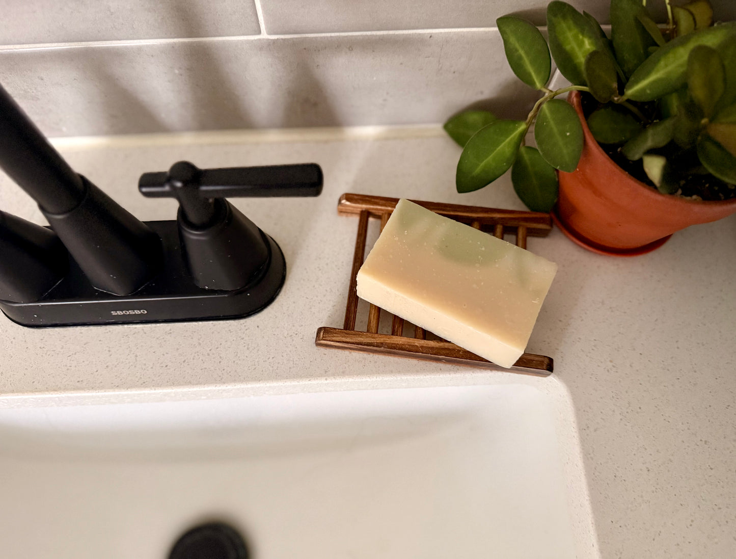 Bergamot & Cypress Goat Milk Bar Soap – Deep Hydration & Gentle Clay Exfoliation