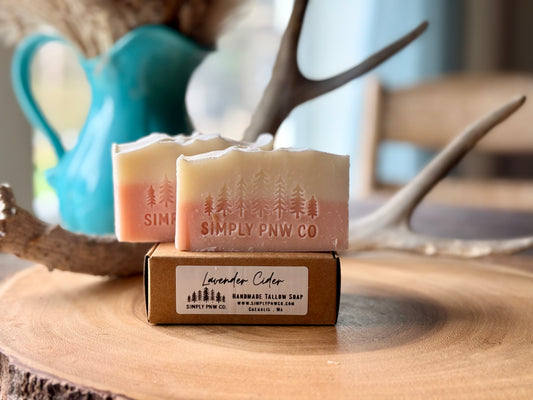 Lavender Cider Tallow Bar Soap