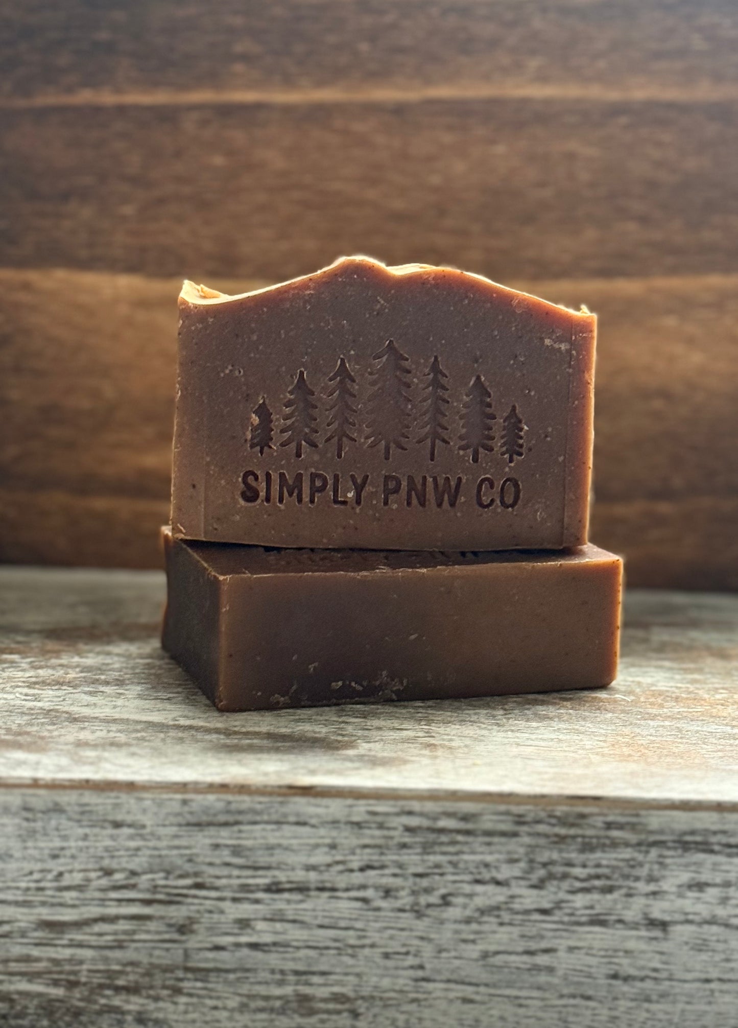 PNW Morning Grind Tallow Bar Soap – Espresso Scented Coffee Exfoliating Soap with Grass-Fed Tallow & Walnut Shell
