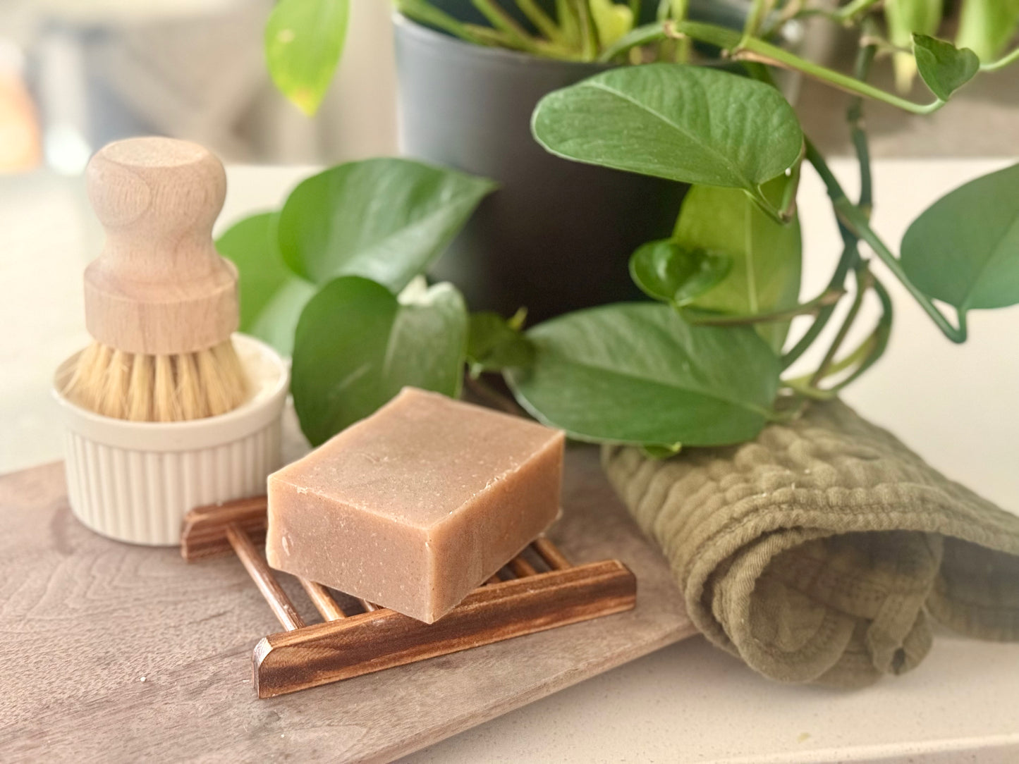 Cannabis Cashmere Hemp Bar Soap — Luxurious Exfoliating Botanical Cleanser