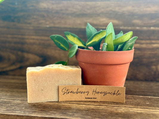 Strawberry Honeysuckle Bar Soap - Simply PNW Co.