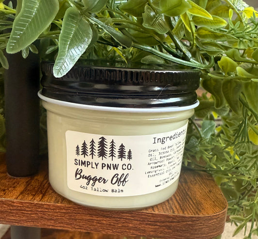 BUGGER OFF Tallow Balm - Simply PNW Co.