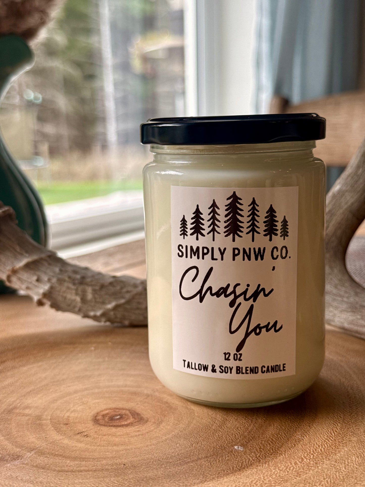 12oz Chasin’ You Candle - Soy & Tallow Blend