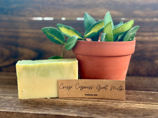 Crisp Cypress Goat Milk Bar Soap - Simply PNW Co.