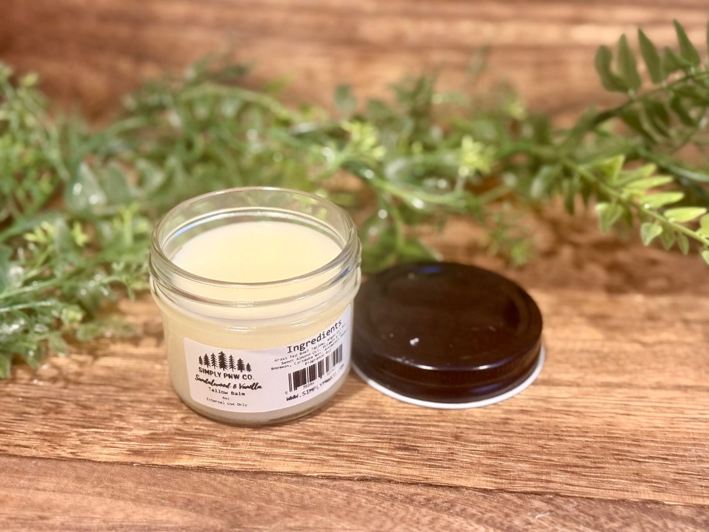 Sandalwood & Vanilla Tallow Balm – Deeply Moisturizing Natural Balm for Soft, Radiant Skin
