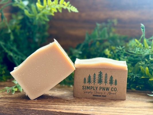 Simply Cherry & Almond Tallow Bar Soap