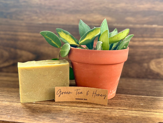 Green Tea & Honey Bar Soap - Simply PNW Co.