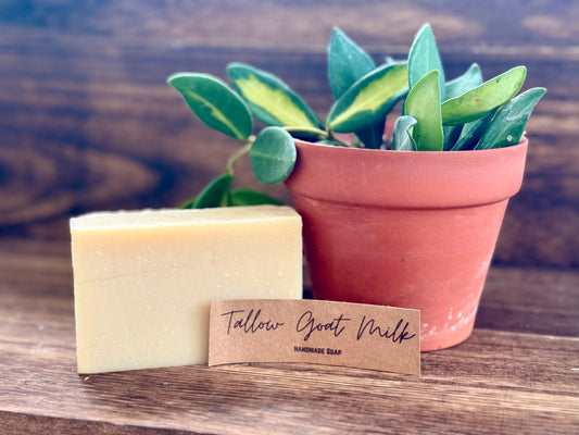 Tallow Goat Milk Bar Soap - Simply PNW Co.