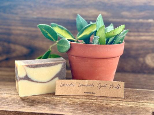 Lavender Lemonade Goat Milk Bar Soap - Simply PNW Co.