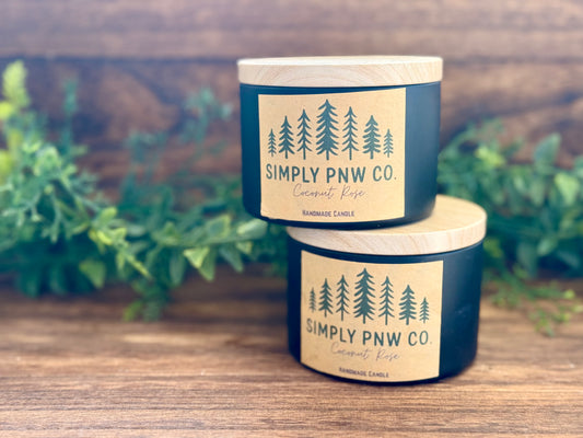 Coconut Rose Candle - Simply PNW Co.