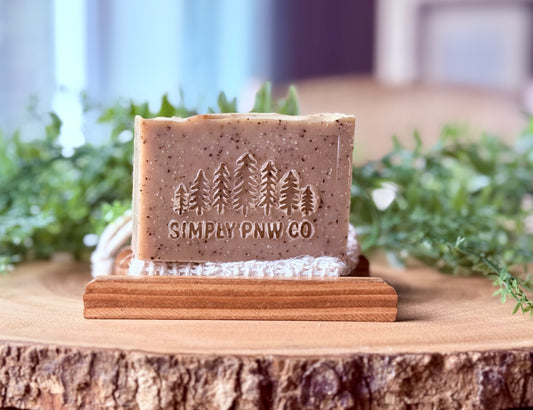 Worn Leather & Bourbon Bar Soap – Bold, Warm & Luxuriously Earthy