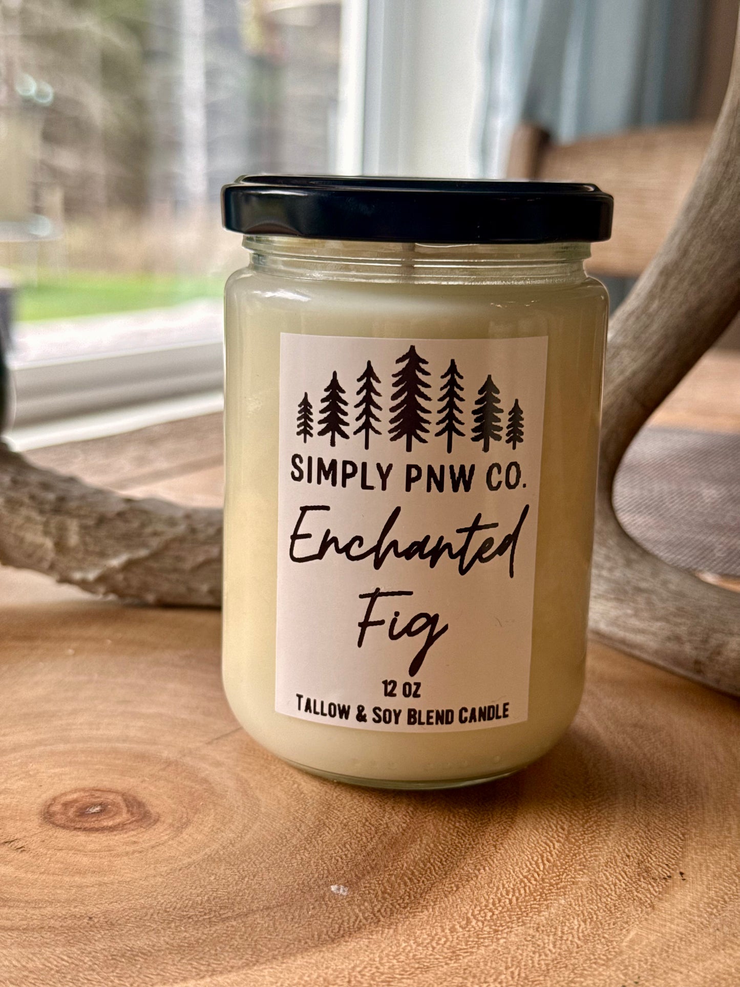 12oz Enchanted Fig Candle - Soy & Tallow Blend