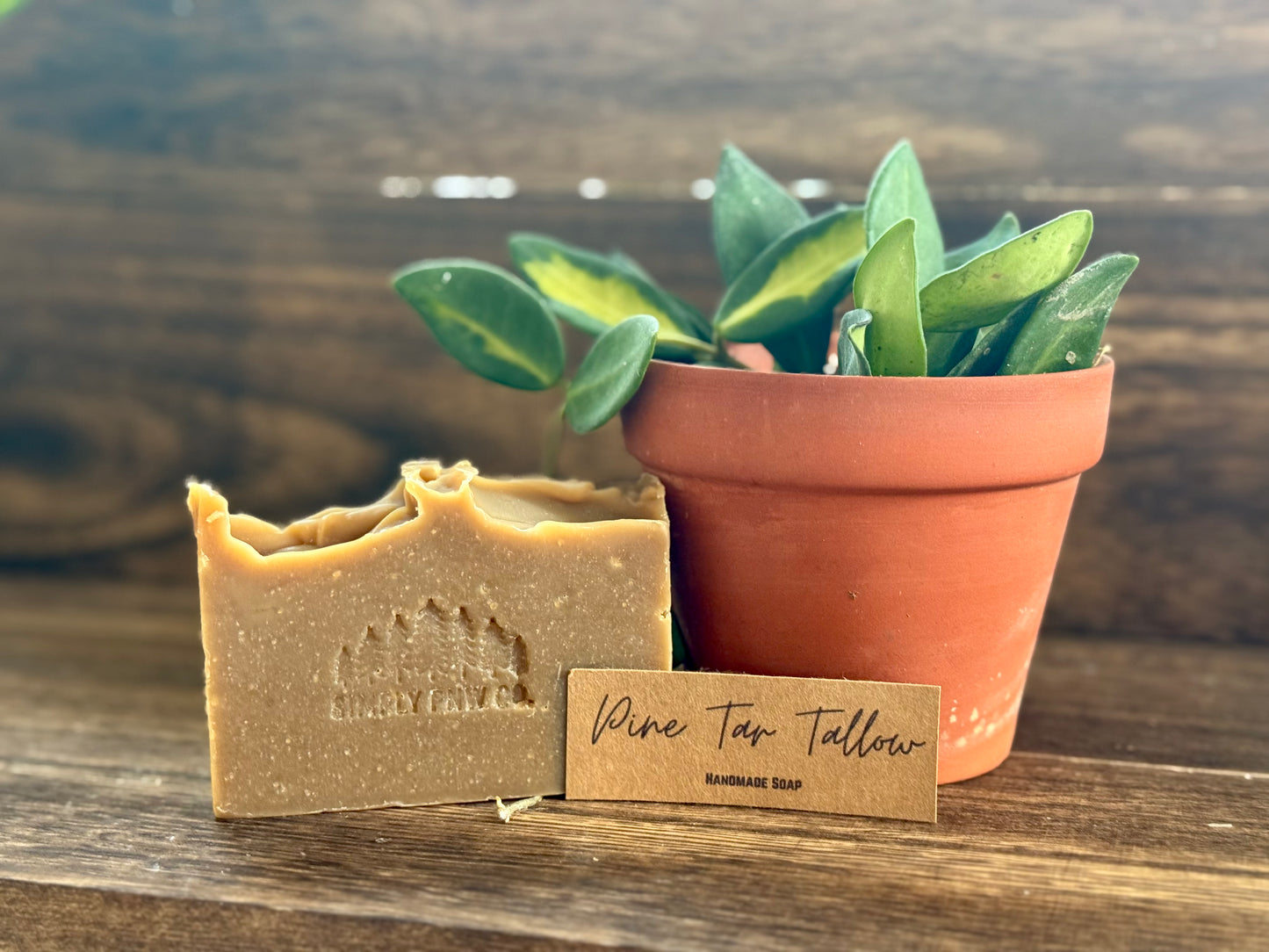 Pine Tar Tallow Bar - Simply PNW Co.