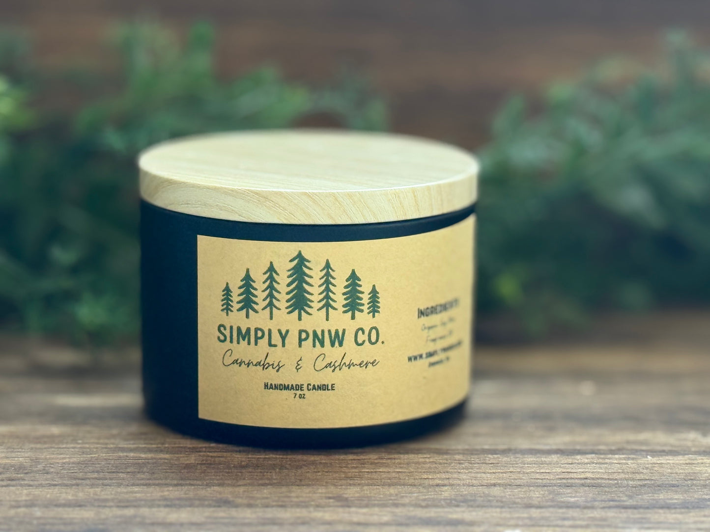 Cannabis & Cashmere Candle - Simply PNW Co.